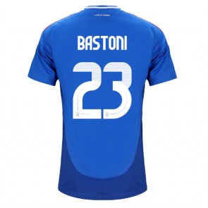 Italija Alessandro Bastoni #23 Domaci Dres EP 2024 Kratak Rukavima